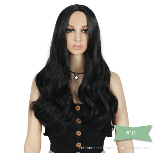 body wave Synthetic Hair Wigs Long wave wigs